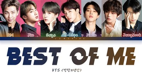 bts best of me lyrics|BTS (방탄소년단) 'Best Of Me' Lyrics [Color Coded Han.
